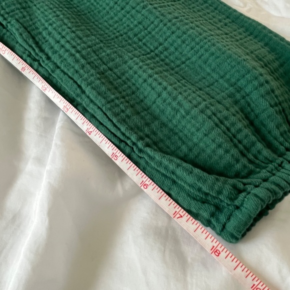 J.Crew Factory Lamppost Green Gauze blouse - Picture 8 of 11